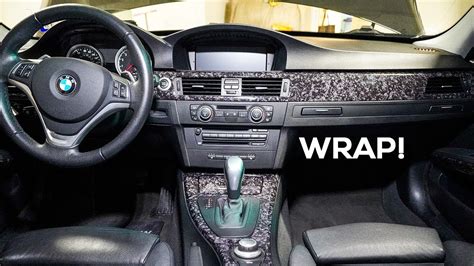 Wrap Your Interior Trim! Forged Carbon | EASY E90 BMW DIY - YouTube