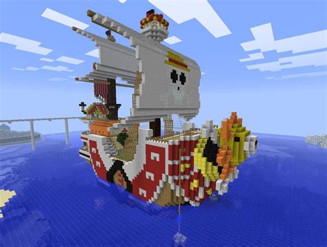 Mordidas One Piece: Minecraft: Thousand Sunny de One Piece