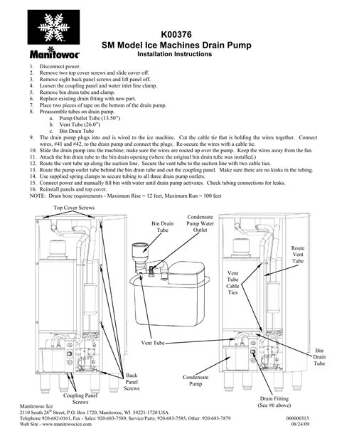 Manitowoc Ice Machine Parts Pdf | Reviewmotors.co