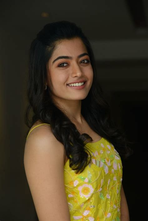 Rashmika Mandanna stills at Bheeshma movie interview - South Indian Actress