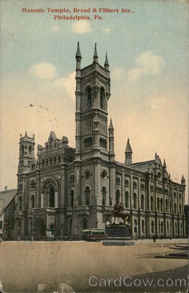 Masonic Temple Philadelphia, PA Postcard