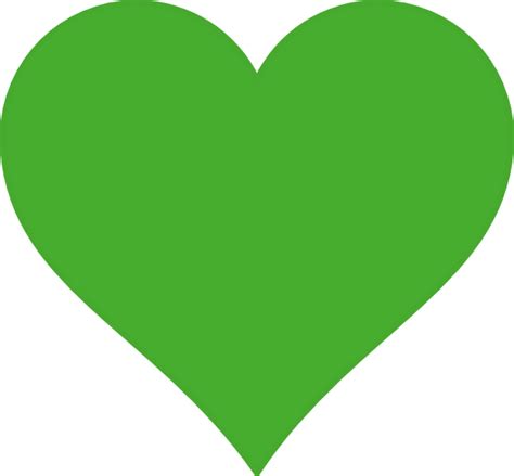 Green Heart Clip Art