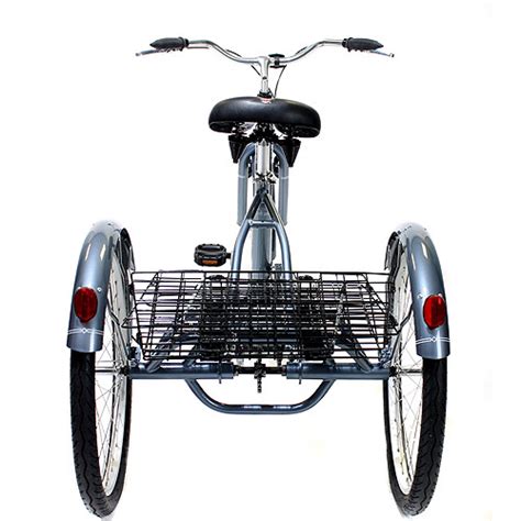 24" Schwinn Meridian Adult Tricycle 3-Wheeled Trike Cruiser Balance Bike Basket 689789251188 | eBay