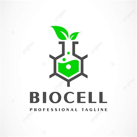 Bio Lab Vector PNG Images, Natural Bio Cell Lab Logo Design, Structure, Reaction, Biology PNG ...