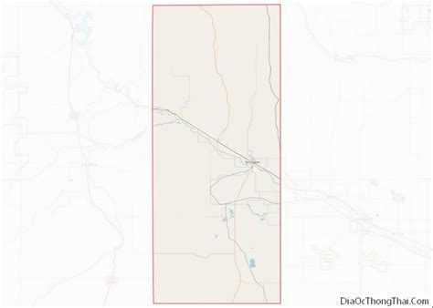 Map of Goshen County, Wyoming - Thong Thai Real