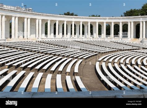 Memorial Amphitheater at Arlington National Cemetery, VA Stock Photo ...