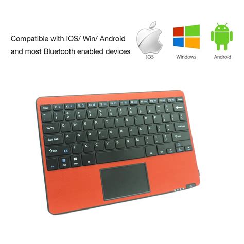 Wireless keyboard with touchpad mouse bluetooth keyboard touchpad ...