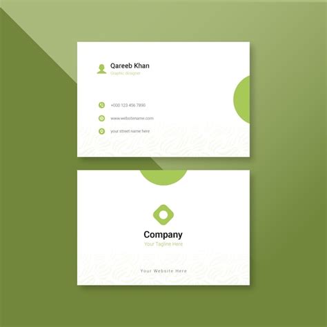 Premium PSD | Business card template