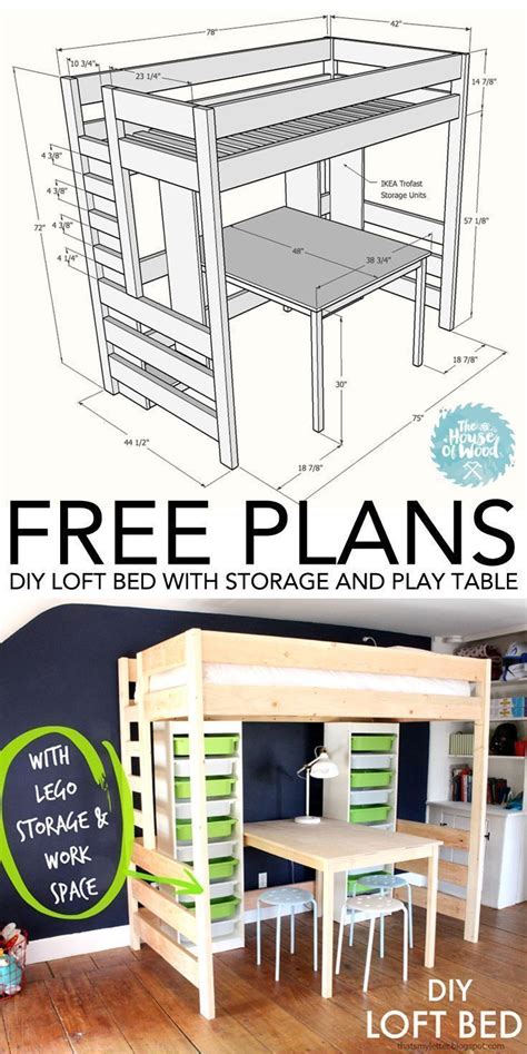 Woodworking plans loft bed with desk ~ Garden furniture cad plans