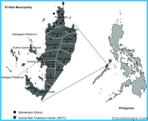 Map of El Nido, Palawan - TravelsMaps.Com