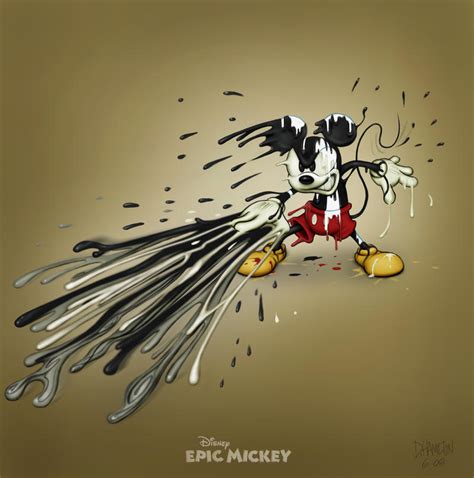 Epic Mickey: Attacking by Hamilton74 on DeviantArt