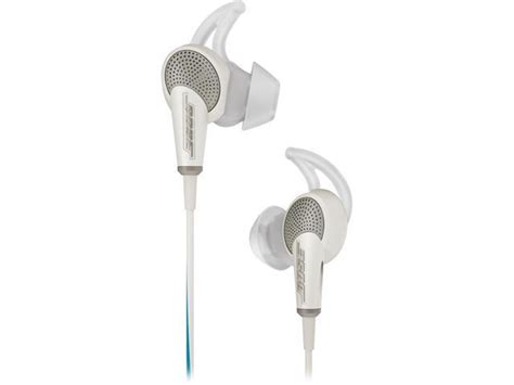 Bose Quiet Comfort 20 Acoustic Noise Cancelling Headphones-White-iOS ...