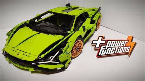 RC mod Lego Technic Lamborghini Sian FKP 37 42115 without taking the car apart (with ...