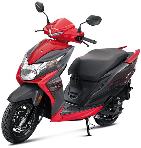 2022 Honda Dio Colors: Grey, Blue, Red, Orange, Yellow - GaadiKey