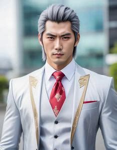 Kiryu Cosplay. Face Swap. Insert Your Face ID:1043899