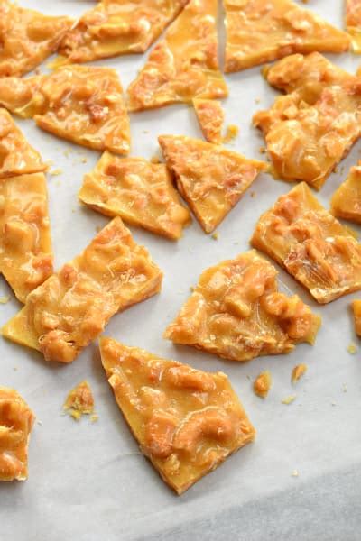 Cashew Brittle Recipe - Food Fanatic