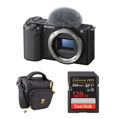 Sony ZV-E10 Mirrorless Camera and Accessories Kit (Black) B&H