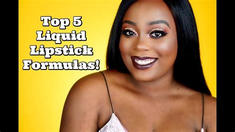 TOP 5 SERIES| The BEST Liquid Lipstick Brands/Formulas - YouTube