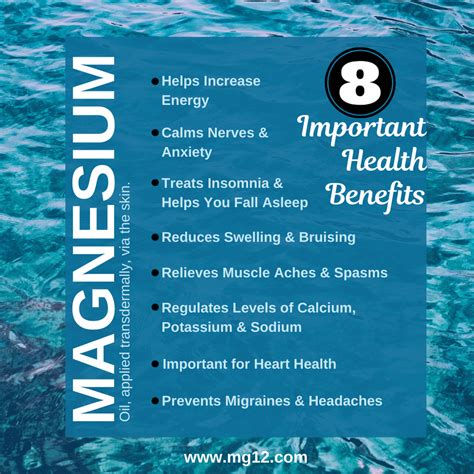 8 Important Health Benefits of Magnesium