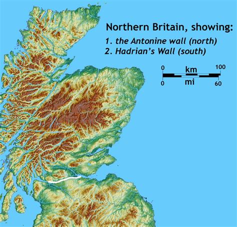 Topographic Map Of Scotland - Campus Map