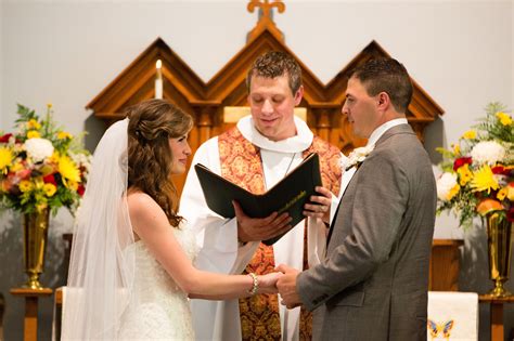 Traditional Church Wedding Ceremony in Maryland