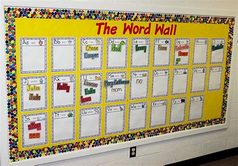 6 Best Images of Preschool Printables Alphabet Word Wall - Free Printable Preschool Word Wall ...