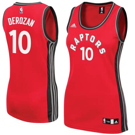 Women's Toronto Raptors DeMar DeRozan adidas Red Road Replica Jersey ...