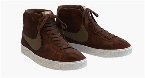 3d - nike blazer brown