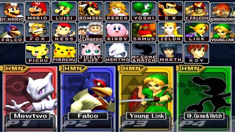 Super Smash Bros Melee - How to Unlock All Characters - YouTube