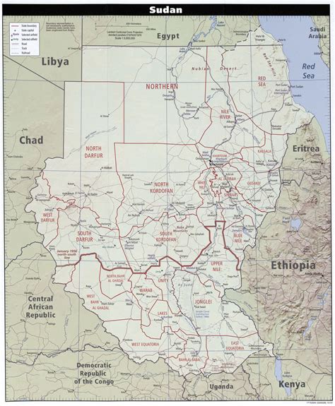 Safari Notes: South Sudan Map: Where will its new capital be?