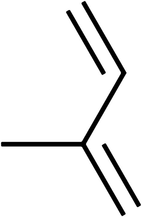 Chemical structure of isoprene (C5H8) | Download Scientific Diagram