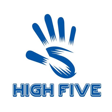 High Five Logo for YouTube Videos | Logo design contest