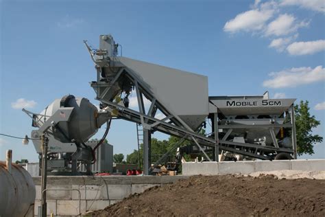 Continuous Concrete Mixers - Features and Uses