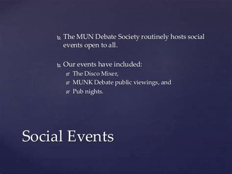 MUN Debate Society