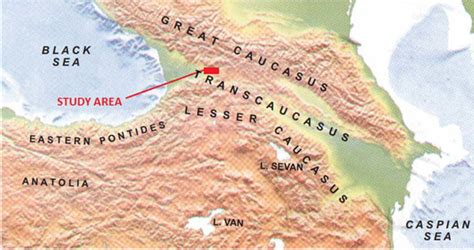 Topographic map of Georgia. | Download Scientific Diagram