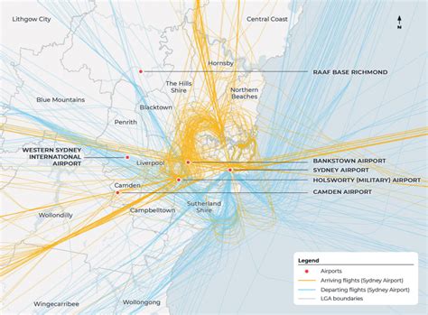 New Western Sydney Airport Flight Paths