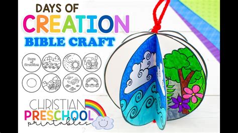 Days of Creation Bible Craft for Kids - YouTube