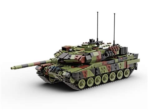 German Leopard 2a6 Main Battle Tank Lego Compatible