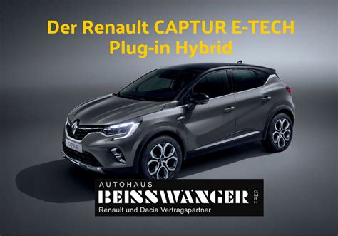 Der Renault CAPTUR E-TECH Plug-in Hybrid – der SUV zum Aufladen ...