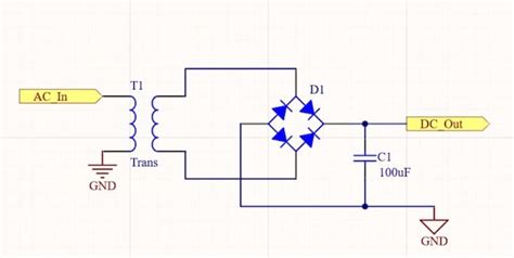 ac to dc converter schematic - Wiring Diagram and Schematics