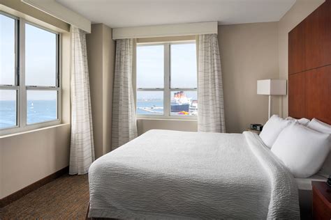 Residence Inn Long Beach Downtown One-Bedroom Harbor View Suite - King Bedroom #enjoying, # ...