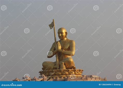 Ramanuja stock photo. Image of south, statue, saint - 136634494