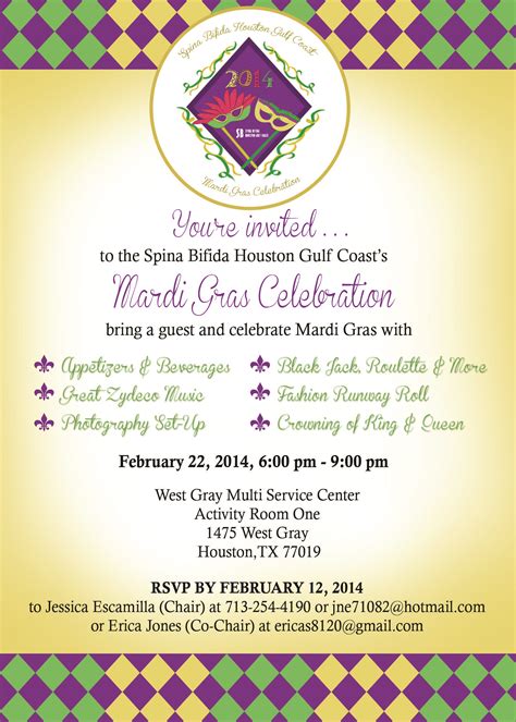 Mardi Gras themed invitation design | Custom party invitations, Invitation design, Invitations