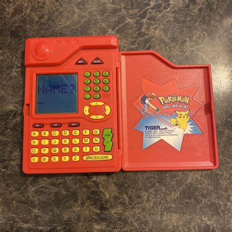 Mavin | Vintage Pokemon Pokedex Vintage 1998 Tiger Electronics Handheld Tested Pikachu