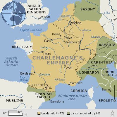 Charlemagne Kingdom | Charlemagne, History, Historical maps