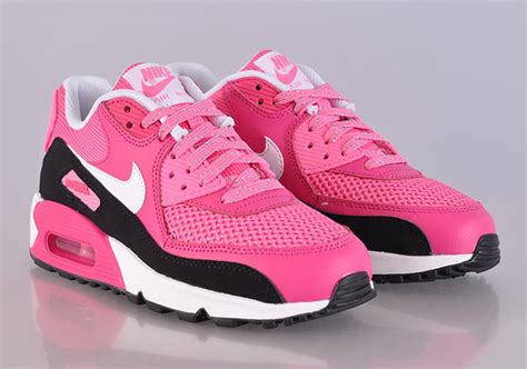 Nike Air Max 90 GS - Vivid Pink - White - Pink Glow - Black ...