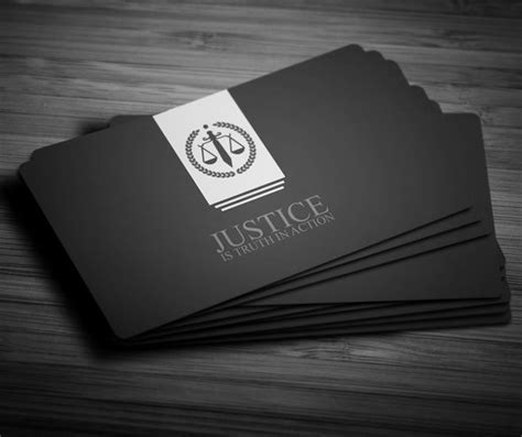 Sleek Lawyer Business Card Design