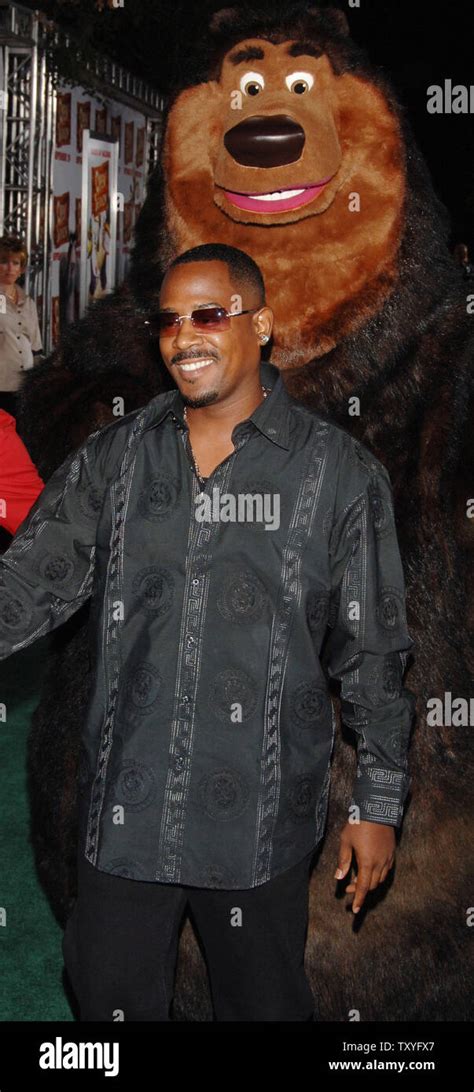 Cast member Martin Lawrence, the voice of Boog in the animated motion picture comedy "Open ...