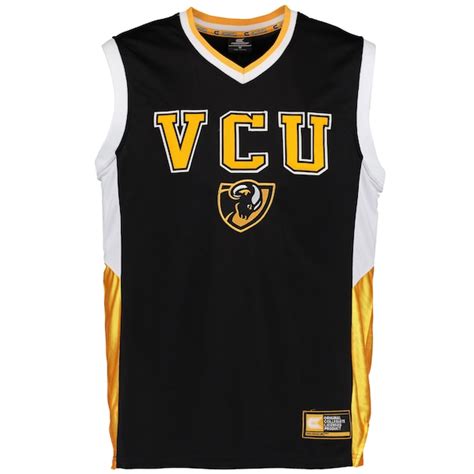 VCU Rams Colosseum Fadeaway Basketball Jersey - Black - Fanatics.com