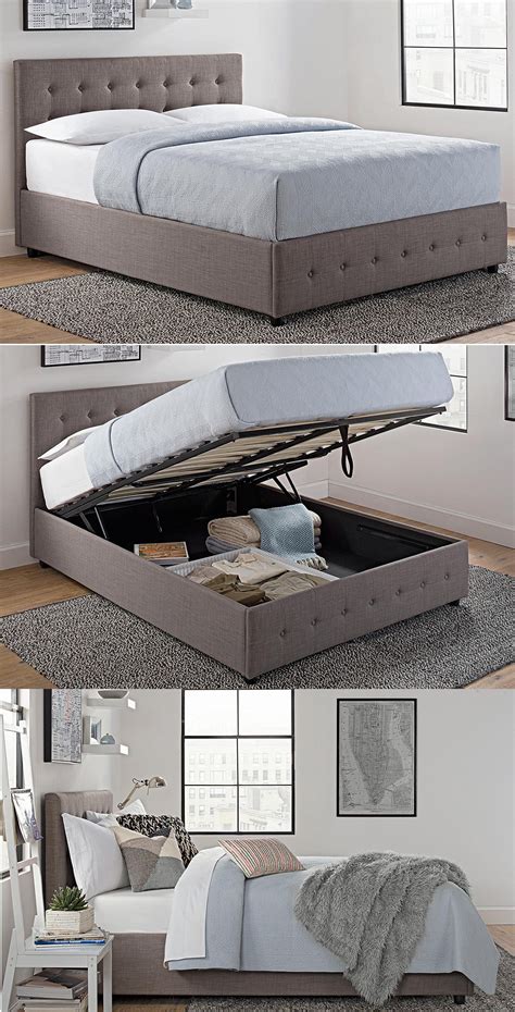 Hidden Storage Compartment Bed | Hidden storage, Home furniture, House ...